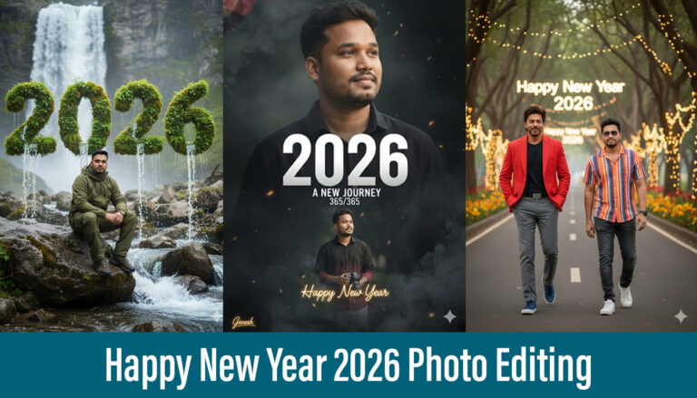 Happy New Year 2026 Photo Editing