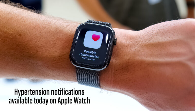 Hypertension notifications available today on Apple Watch
