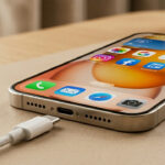 Smartphone charging overnight showing battery limit settings for better battery health